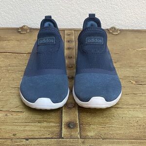 Adidas Cloudfoam Slip On Sneakers Navy Size 7 Trustfeet Arch Support